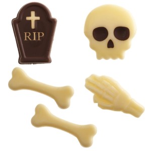5 assortimenti di Halloween Teschio / Ossa - Cioccolato