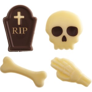 4 assortimenti di Halloween Teschio / Ossa - Cioccolato