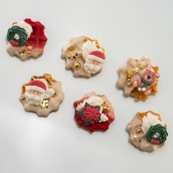 4 Decorazioni di Natale 2D – Zucchero. n°6