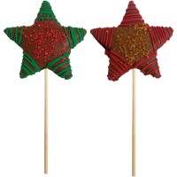 1 Lecca-lecca di Natale Marshmallow - Stella