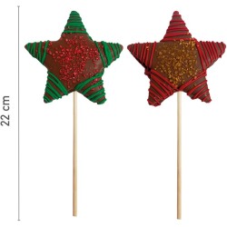 1 Lecca-lecca di Natale Marshmallow - Stella. n1