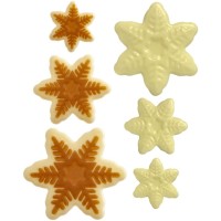 Assortimento di 3 scaglie di cioccolato bianco