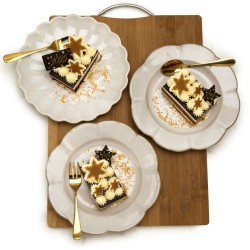 Assortimento di 3 scaglie di cioccolato bianco. n°3