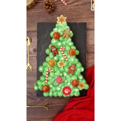 Assortimento di 3 scaglie di cioccolato bianco. n°8