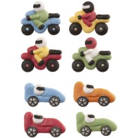 Assortimento di 4 decorazioni di zucchero