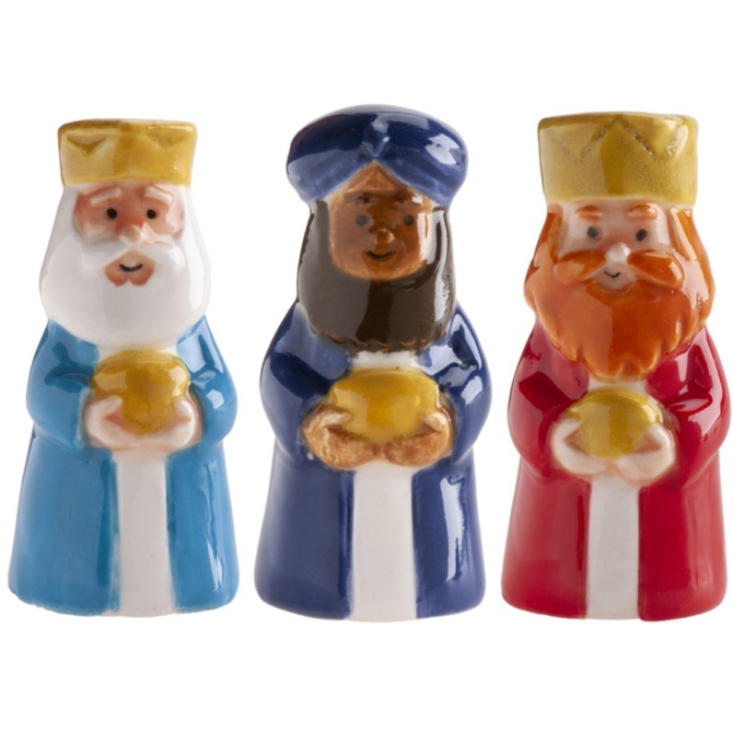 1 Fagiolo del Re Magio - 3-3, 5 cm - Ceramica