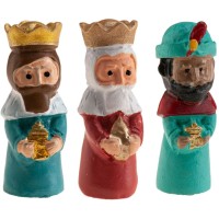 1 Fagiolo Re Magio colorato - 3-3,5 cm - Ceramica