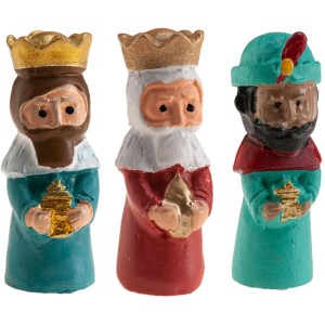 1 Fagiolo Re Magio colorato - 3-3,5 cm - Ceramica