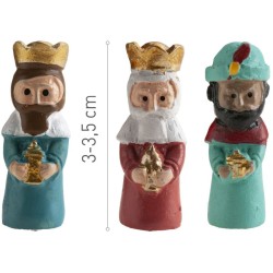 1 Fagiolo Re Magio colorato - 3-3, 5 cm - Ceramica. n°2