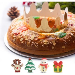 Figurina natalizia 2D - 2, 5 cm - Plastica. n2