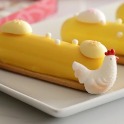 5 Decorazioni: Galline + Uova - Zucchero. n°2