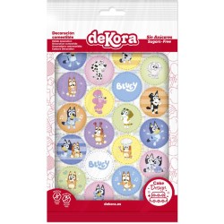 20 Mini dischi Bluey - Commestibili. n�2