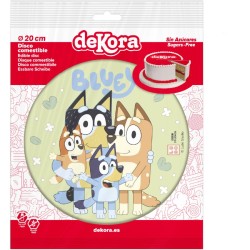 Disco di Bluey e Bingo � 20 cm - Commestibile. n�1