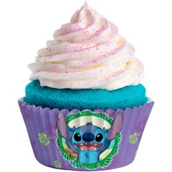 25 pirottini per cupcake � 5 cm - Stitch. n�1