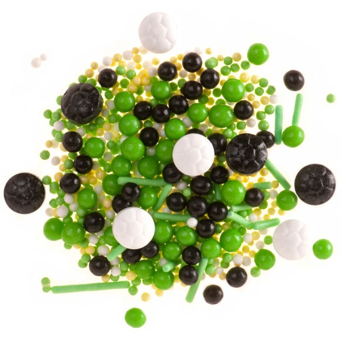 Mix di zuccherini colorati per calcio - 70 g