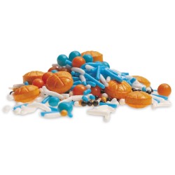 Mix di zuccherini colorati a tema basket � 70 g. n�1