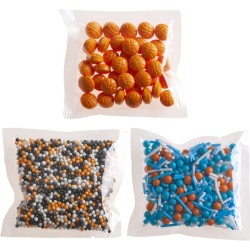 Mix di zuccherini colorati a tema basket � 70 g. n�3