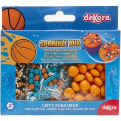 Mix di zuccherini colorati a tema basket � 70 g. n�4