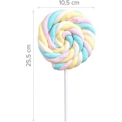 Lecca-lecca Mallow Twist - 65 g. n°1