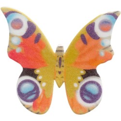 10 Farfalle Multicolori in Ostia � 4 cm. n�10