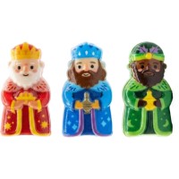 1 Statuetta di torta dei Re Magi � 3,2 cm � Plastica