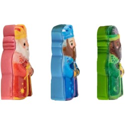 1 Statuetta di torta dei Re Magi � 3, 2 cm � Plastica. n�1