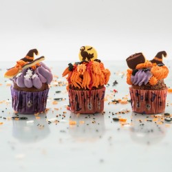 7 decorazioni di Halloween in cioccolato bianco. n�1