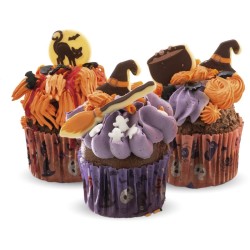 7 decorazioni di Halloween in cioccolato bianco. n�4