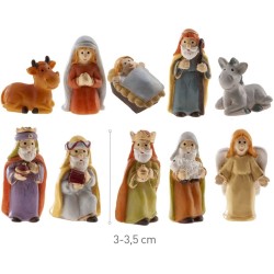 1 Statuetta di Betlemme per King Cake � 3 cm � Realizzata in resina. n�1