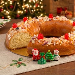 1 Statuetta natalizia 2D a forma di fagiolo per King Cake � 3 cm � Plastica. n�1