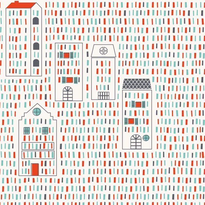Carta da parati City 