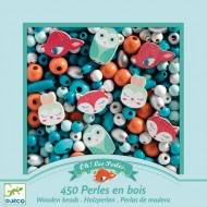 450 Perline di Legno - Piccoli Animali