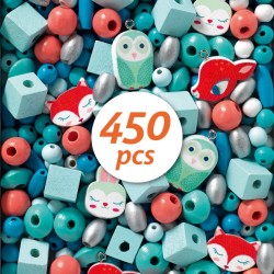 450 Perline di Legno - Piccoli Animali. n3