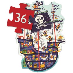 Puzzle gigante della nave pirata - 36 pezzi. n2