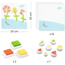 Set di timbri - fiori. n3
