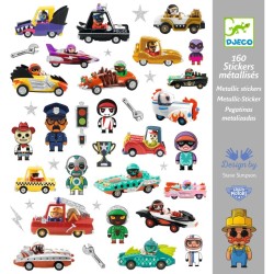 160 adesivi metallici Il mondo dei motori pazzi. n°1