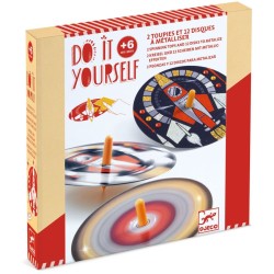 Kit con 2 trottole e 12 dischi Hypno Cosmos da metallizzare � fai da te. n�1