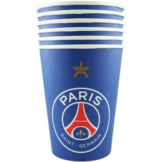 6 Bicchieri Calcio PSG 