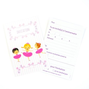 6 Inviti Ballerina Graziosa