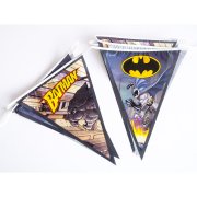 Ghirlanda bandierine Batman Comics (2,70 m)