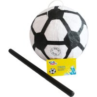 Contiene : 1 x Pinata Pallone Calcio + Bacchetta