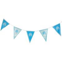 Ghirlanda di stendardi da calcio dell'OM