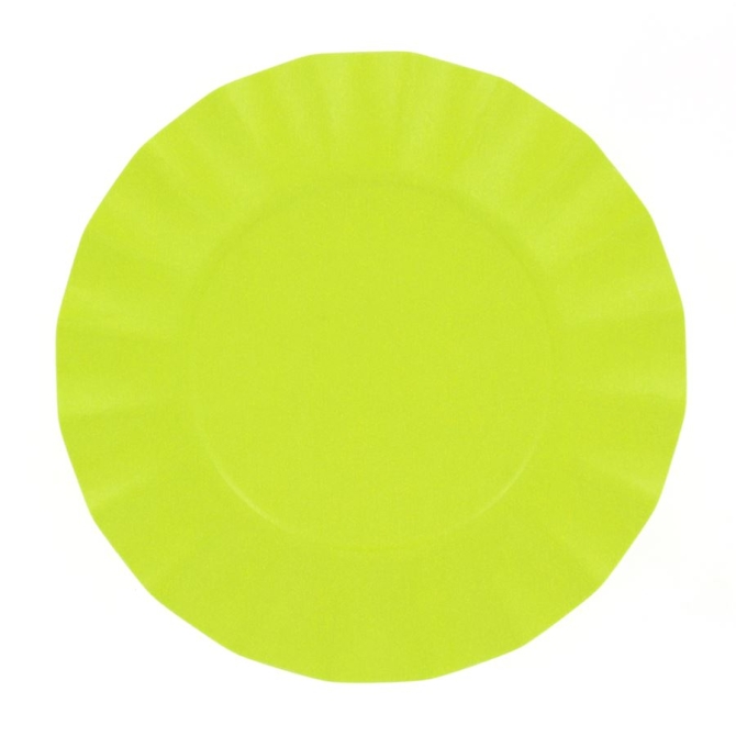 8 Piatti piccoli Compostabile Verde Lime 