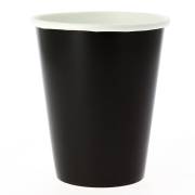 8 Bicchieri Compostabile Nero