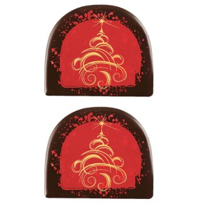 2 Estremità Tronchetto Arabeggiante (7,7 cm) - Cioccolato