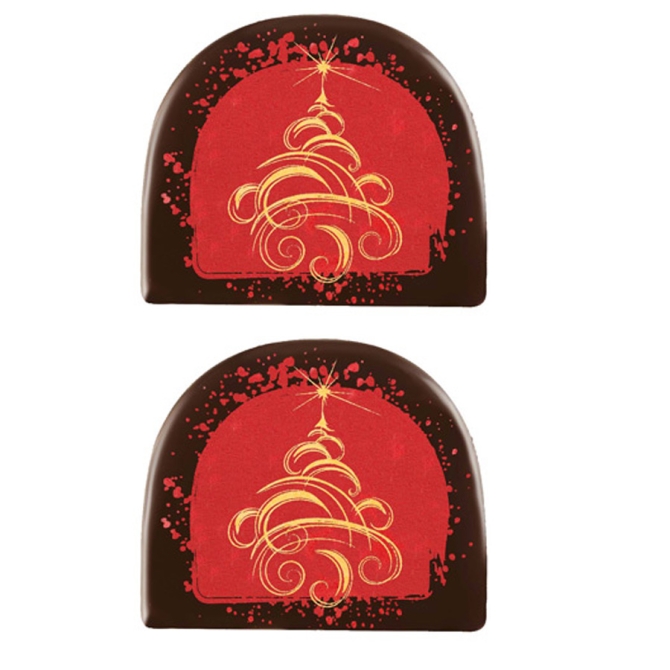 2 Estremit Tronchetto Arabeggiante (7, 7 cm) - Cioccolato 
