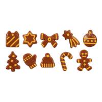 10 Piccole Forme Natale (3,4 cm) - Cioccolato al latte