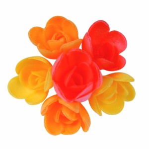 6 Rose Mini Sapore Frutta Esotica (3 cm) - Azzimo