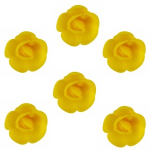 6 Rose Mini (3 cm) Azzimo - Sapore Limone