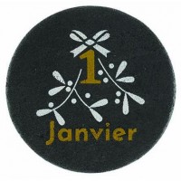 2 Mini Dischi 1er Janvier (3,5 cm) - Azimo